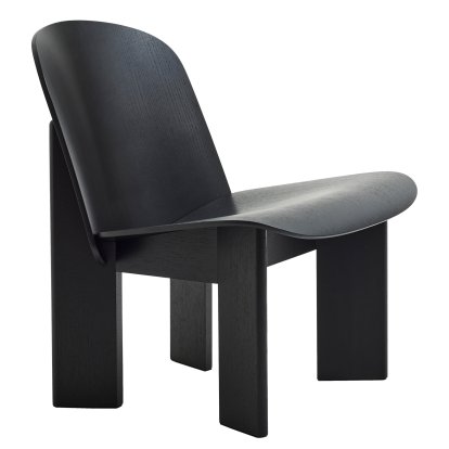 Chisel Sessel, Eiche schwarz lackiert