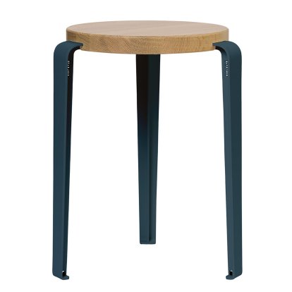Lou Hocker, Massivholz, Eiche massiv, Mitternachtsblau