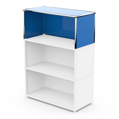 USM Haller Anbaupaket Vertikal 1, Enzianblau RAL 5010, 35 cm