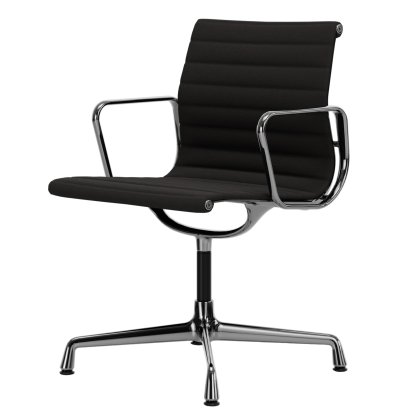 Aluminium Chair EA 103 / EA 104, EA 104 - drehbar, Dunkelgrau, Poliert