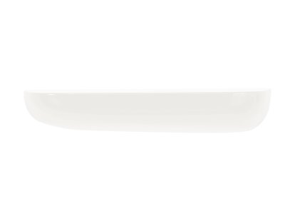 Corniches Wandregal, Groß (H 8,6 x B 45,5 x T 21,9 cm), Weiß