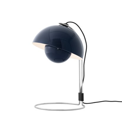 Flowerpot VP4 Tischleuchte, Steel blue