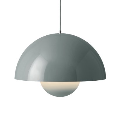 Flowerpot VP2 Pendelleuchte, Stone blue