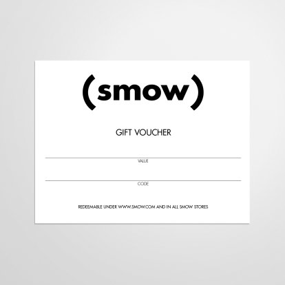 smow Geschenkgutschein, 250 EUR, PDF-Gutschein per E-Mail, Englisch