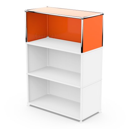 USM Haller Anbaupaket Vertikal 1, Reinorange RAL 2004, 35 cm