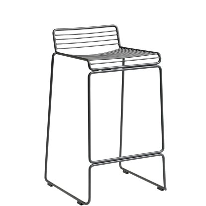 Hee Barhocker, Küchenvariante: Sitzhöhe 65 cm, Asphalt