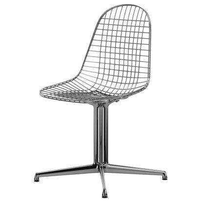 Wire Chair DKL, Aluminium poliert, Ohne Polsterung, Ohne Bezug