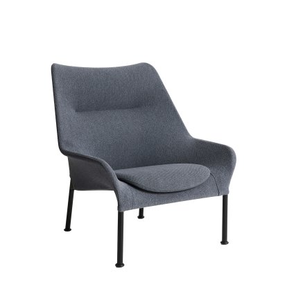 O2 Lounge Sessel, Ohne Ottoman, Lift grey / black
