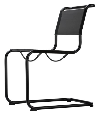 S 33 N All Seasons Freischwinger, Schwarz, Schwarz, Ohne Kissen