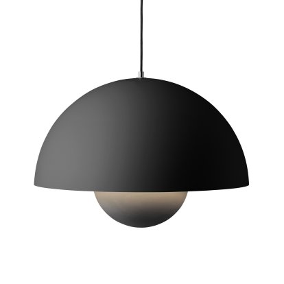 Flowerpot VP2 Pendelleuchte, Matt black
