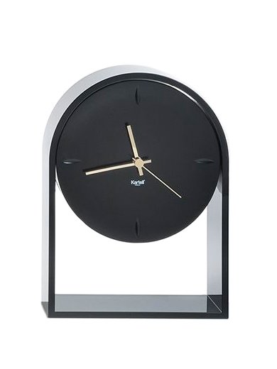 L'Air du Temps Tischuhr, Schwarz
