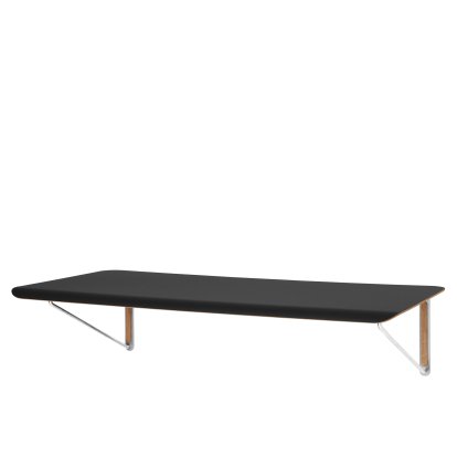 AB019 Wandschreibtisch, Laminat schwarz, Ohne Schubfach