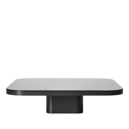 Bow Couchtisch, Stahl schwarz, H 25 x B 100 x T 100