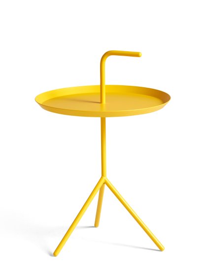 DLM - Don't Leave Me Beistelltisch, Ø 38 x H 58 cm, Sun yellow