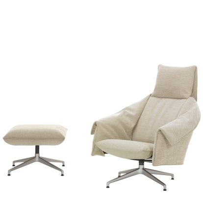 Bascule Loungesessel Highback mit Viersternfuß