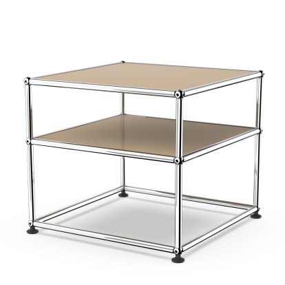 USM Haller Beistelltisch Typ 2, Metall, USM beige