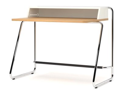 S 1200, Eiche geölt, MDF decklackiert reinweiß, Verchromt