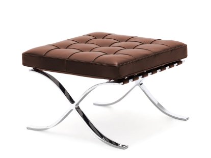 Barcelona Hocker Relax, Leder Venezia - braun