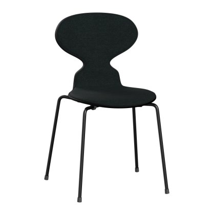 Ameise 3101 Stuhl mit Frontpolster, Gefärbte Esche, Black, Remix 183 - Schwarz, Black