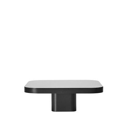 Bow Couchtisch, Stahl schwarz, H 25 x B 70 x T 70