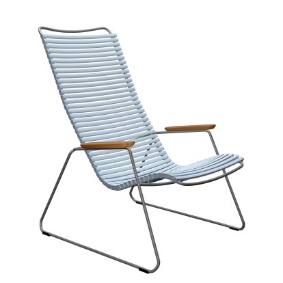 Click Lounge Sessel, Dusty light blue