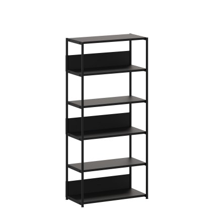 Unit Regal Stahl, 180 cm, Offen, Graphitschwarz