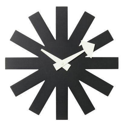 Asterisk Wanduhr