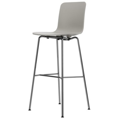 HAL RE Barhocker, Warmgrey RE, Barvariante: 780 mm, Verchromt