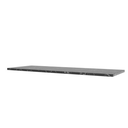 Panton Wire Top Panel, Doppelt mittel (H 1,2 x B 70,1 x T 25,7 cm), Marmor schwarz