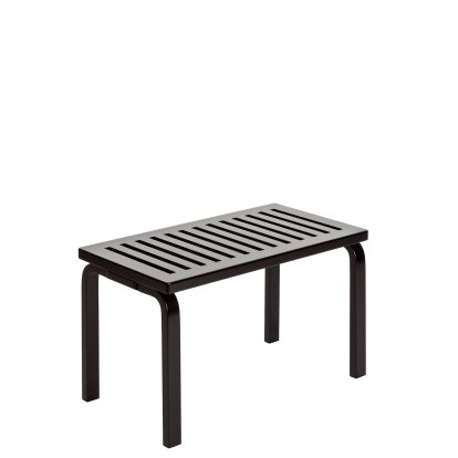Bank 153, Schwarz lackiert, Breite 725 mm