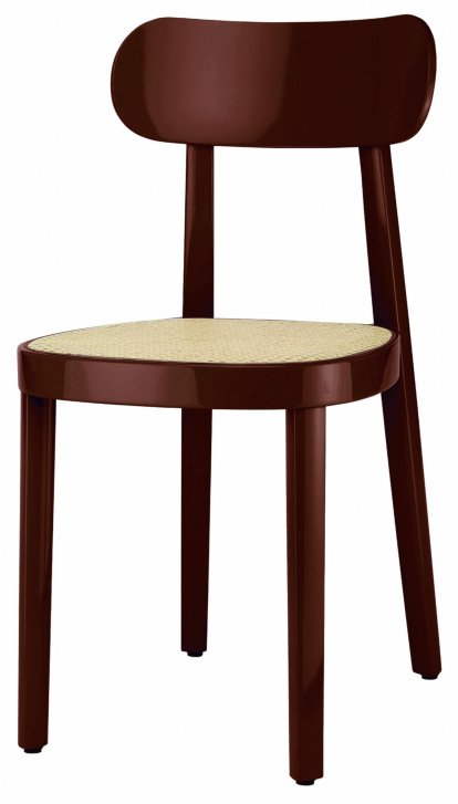 118 High Gloss Stuhl, Dunkelbraun-Violett