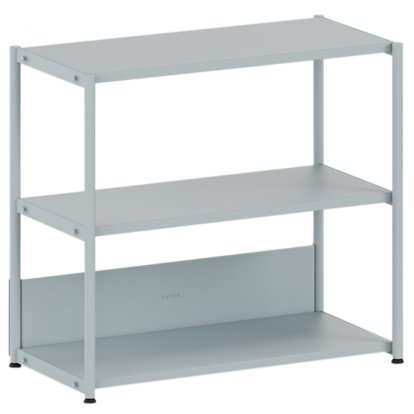 Unit Highboard Stahl, Offen, Blassblau
