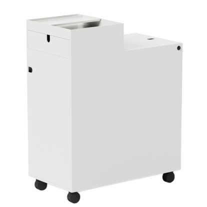 Next Rollcontainer, H 76 cm, Weiß, Mit Tür