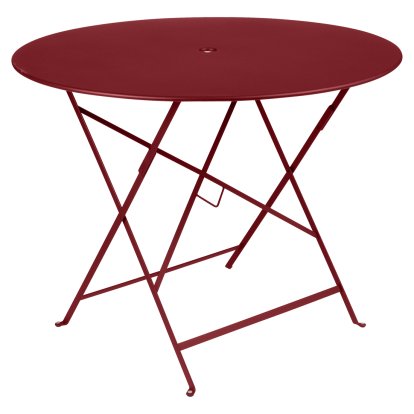Bistro Klapptisch rund, H 74 x Ø 96 cm, Chili