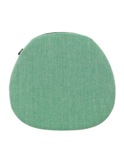 Soft Seats Sitzauflagen, Typ B (B 41,5 x T 37 cm), Stoff Hopsak, Grün / elfenbein