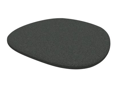 Soft Seats Sitzauflagen, Typ B (B 41,5 x T 37 cm), Stoff Plano, Sierragrau / nero