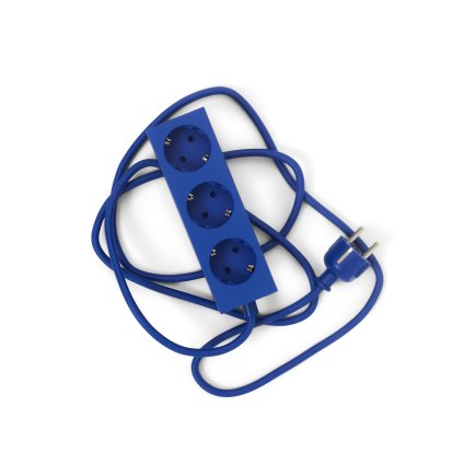 Power Bar / Power Beam Steckdosenleiste, 3 Steckdosen, Ultra marine, 2 m