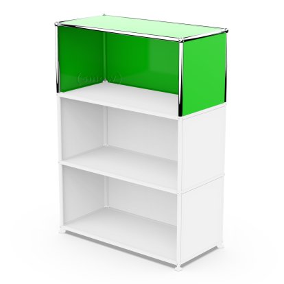 USM Haller Anbaupaket Vertikal 1, USM grün, 35 cm