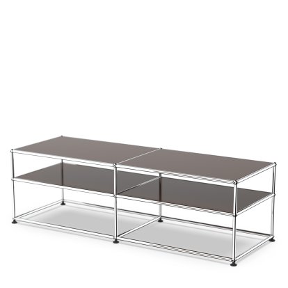 USM Haller Beistelltisch Typ 1, Metall, USM braun