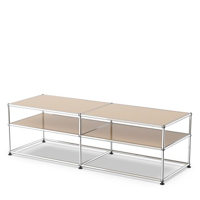 USM Haller Beistelltisch Typ 1, Metall, USM beige