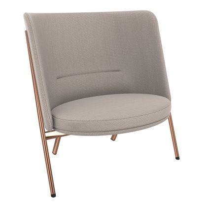 D70 Sessel, Stoff Arco - jasmin, Kupfer