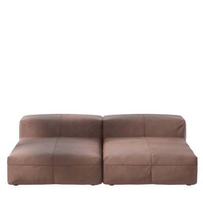 Vetsak Sofa Set 1, L, Leather - Stone, Ohne Kissen