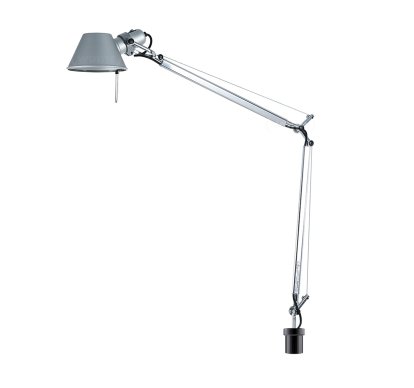 Tolomeo Tischleuchte, Aluminium, mit USM-Haltezapfen für USM Haller Tischbein, LED