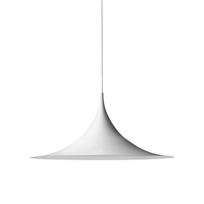 Semi Pendelleuchte, Ø 60 cm, Weiß, matt