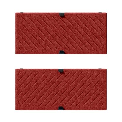 USM Soft Panel Mono für USM Haller Regale, 75 cm x 35 cm, Rot, Diagonal