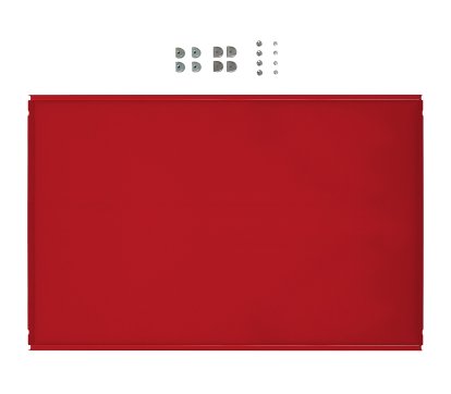 USM Haller Metall-Zwischentablar für USM Haller Regale, USM rubinrot, 75 cm x 50 cm