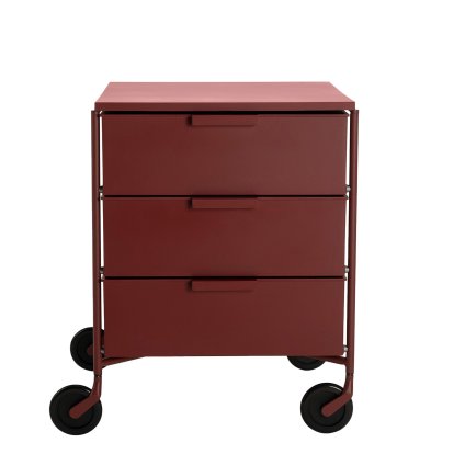 Mobil matt Rollcontainer, Pflaume