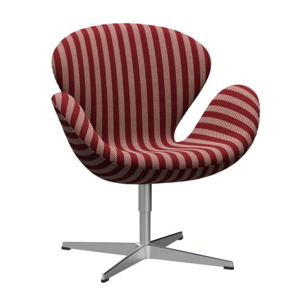Swan Chair, 40 cm, Voulez-vous, 009 - Dark red / off white