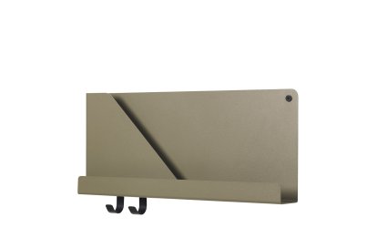 Folded Wandregal, H 22 x B 51 cm, Olive