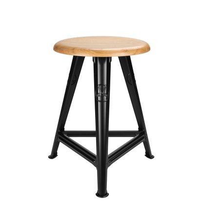 Rowac-Schemel Modell I - 50 cm, Eiche, schwarz matt